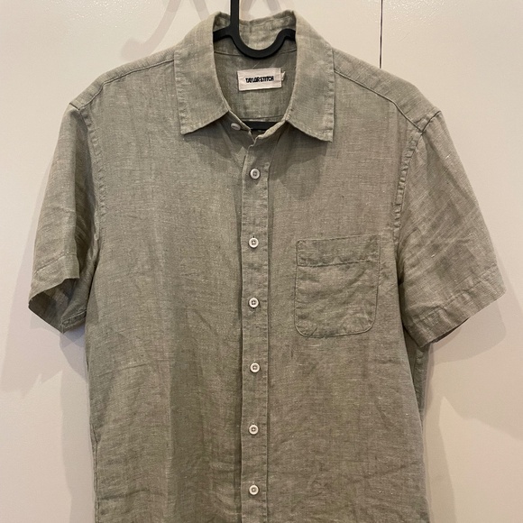 Taylor Stitch The Short Sleeve California in Army Hemp, XS/36 - Picture 1 of 6